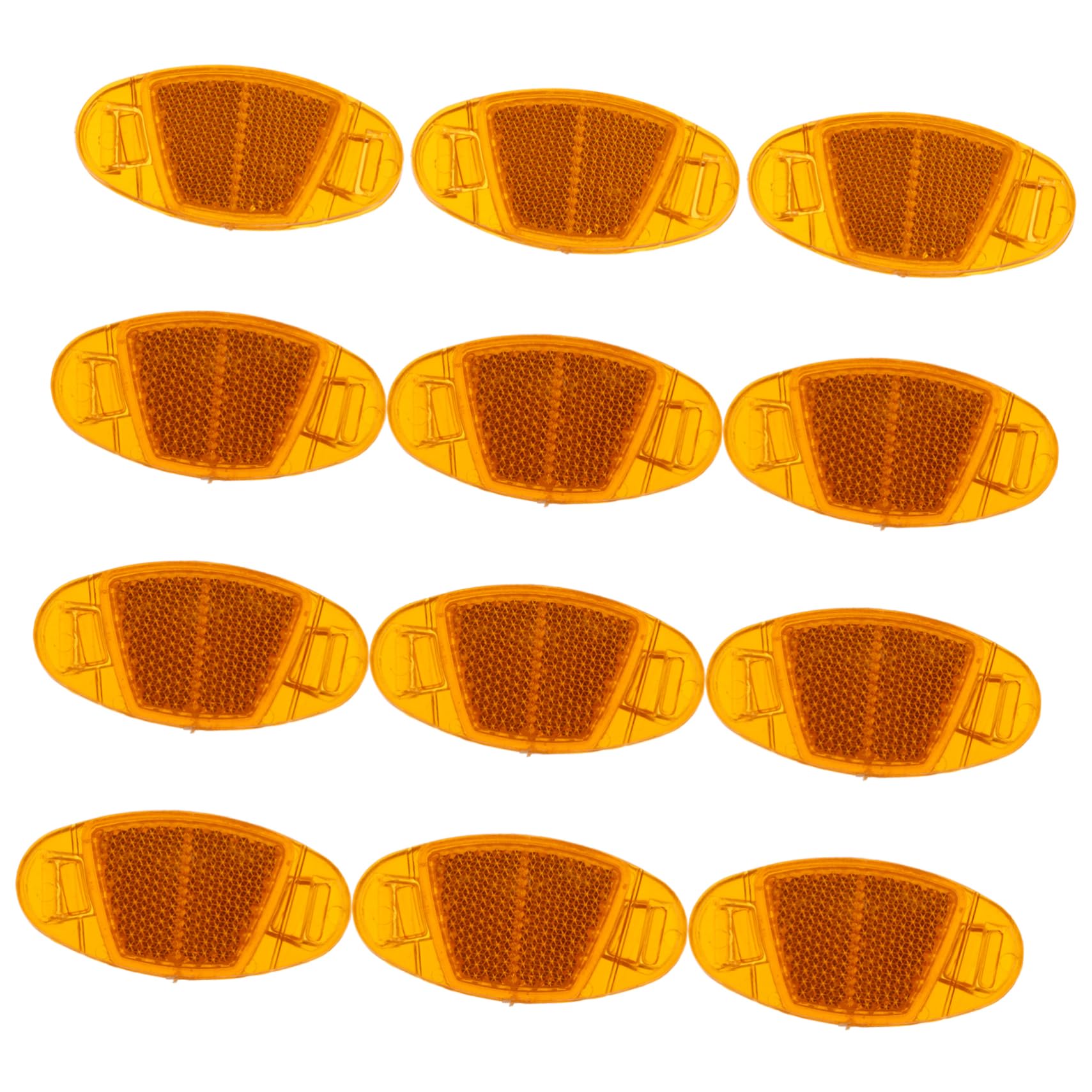 Abaodam Fashionable Unique Bike Spoke Decorations 12 Pack Reflective Sheet for Car Strips Night Safety Reflectors Kit
