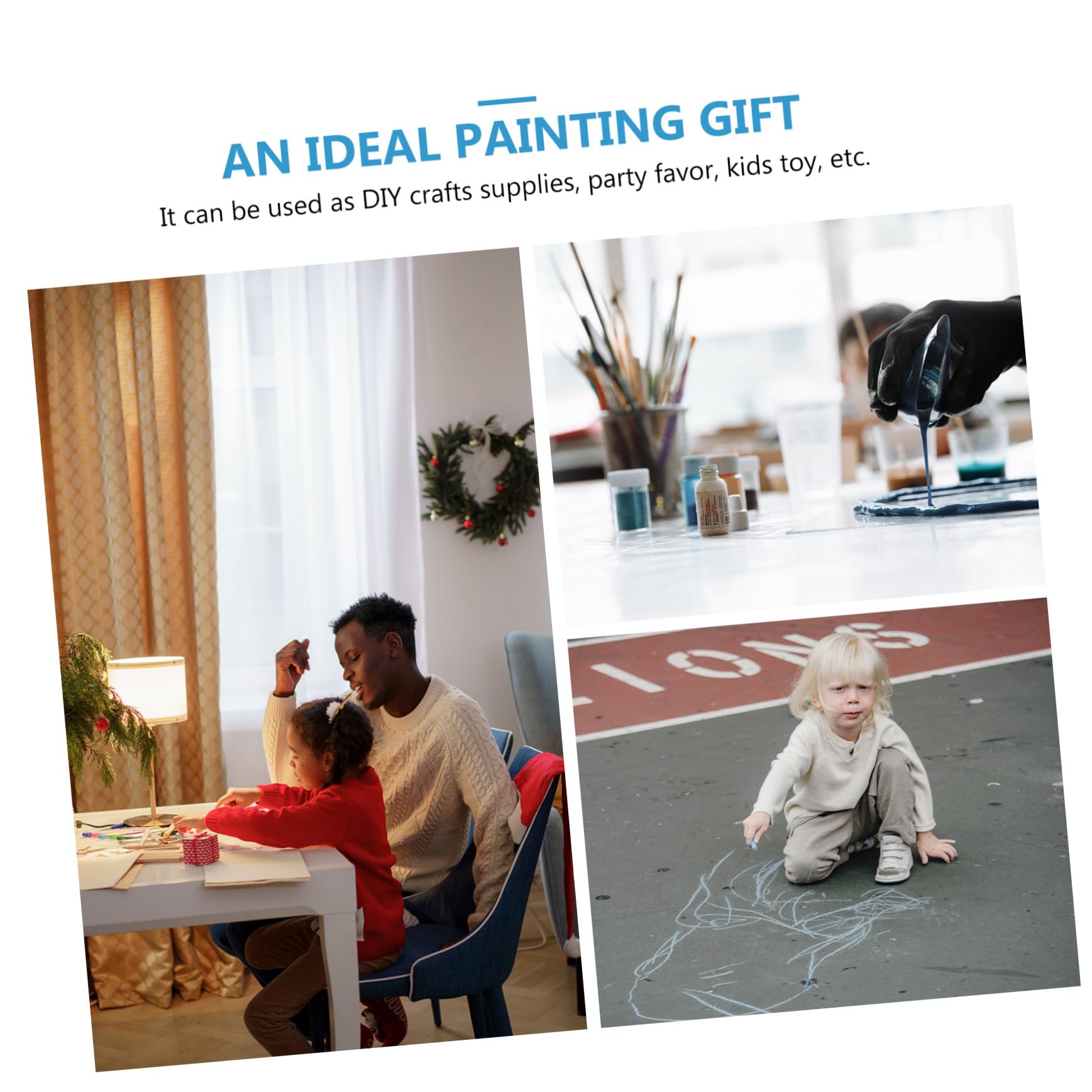 Fundas de Esponja para Pintar Dedos 40 Piezas Niños Multicolor DIY Manualidades Pintura Juego Artístico Infantil Obsequio Creativo Colegio Hogar Color Aleatorio