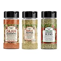 Vista 1 de Unpretentious Paquete de mezclas de condimentos, ajo, condimento italiano y condimento cajún, deliciosas mezclas de condimentos