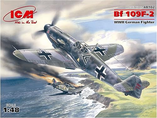 Miniatura 7 de ICM Models Kit de construcción de caza alemán Bf 109F-2