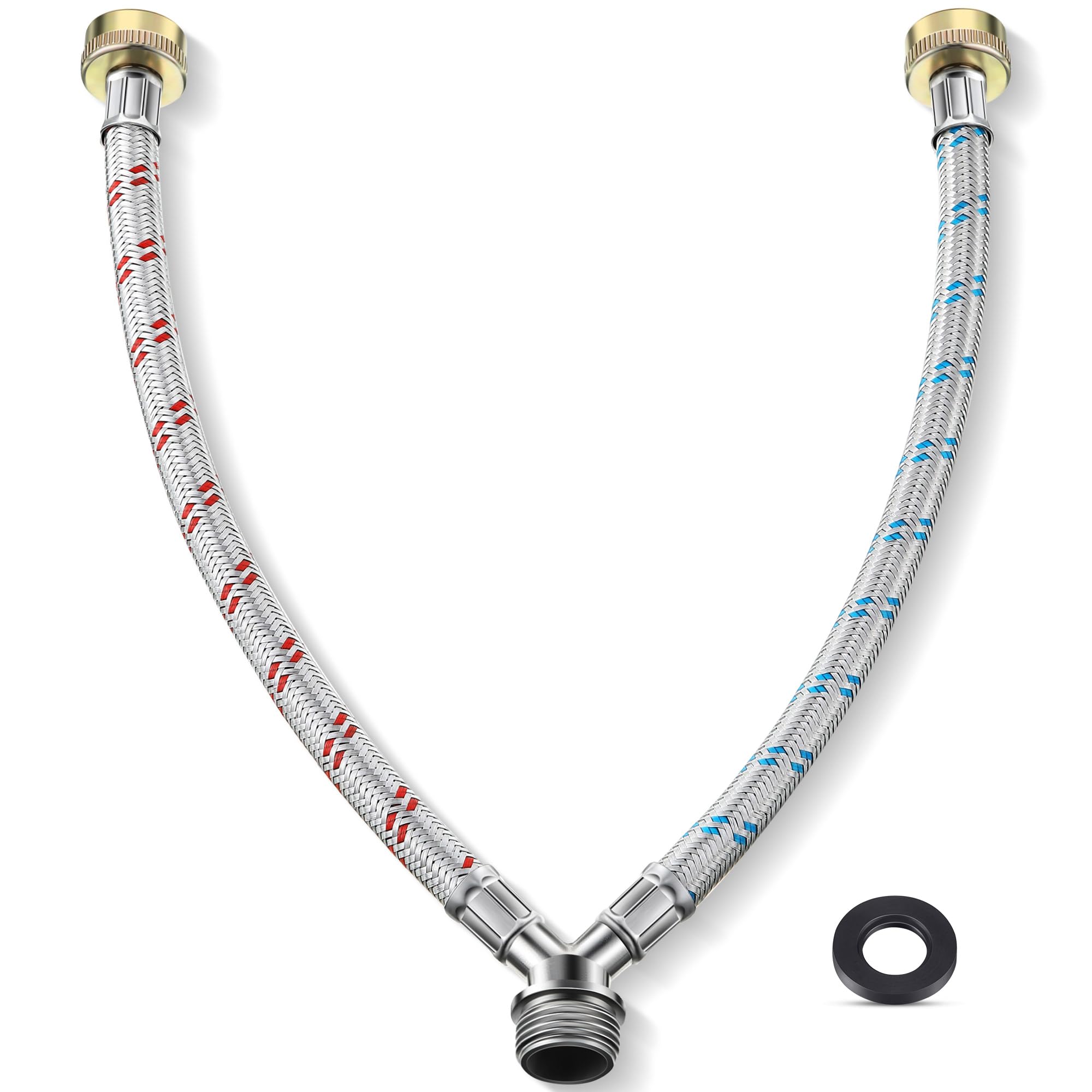 Raccords en laiton de 1,9 cm Dreyoo pour éviter les fuites de lave-linge