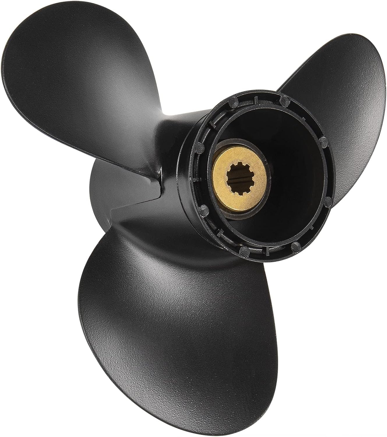 Aluminum 10 Spline Tooth 9 1/4x8 9 1/4x9 9 1/4x10 9 1/4x11 9 1/4x12 Outboard Boat Propeller Compatible Fit Suzuki Engines DF8 DT/DF9.9 DT/DF15HP DF20HP RH