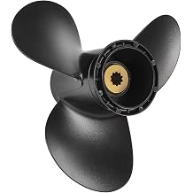 9 1/4 in Boat Propeller for Suzuki 8-20 HP, 10 Spline, Pitches 8-12