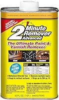 Sunnyside 63432 2-Minute Advanced Paint & Varnish Remover Gel Quart - Methylene Chloride Free, Multi-Layer Stripper