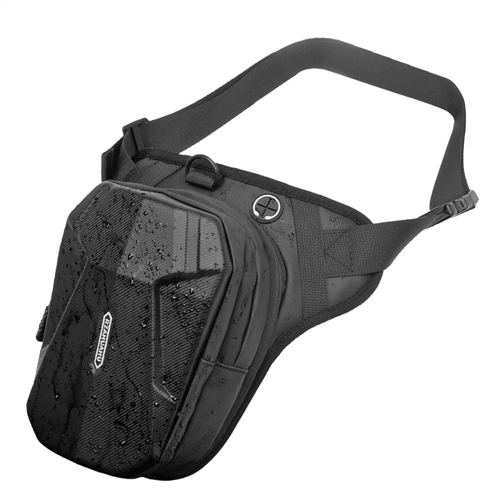 Bolsillo para pierna motocicleta impermeable con gran capacidad 8