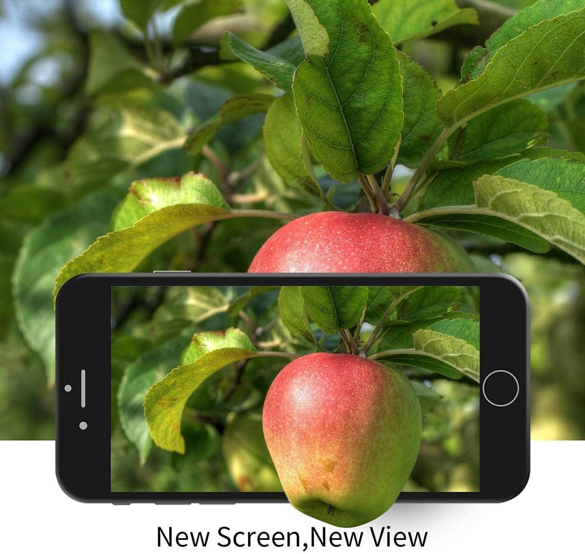 Brinonac for iPhone 6 Screen Replacement Black Touch Display LCD Digitizer Full Assembly with Front Camera,Proximity Sensor,Ear Speaker and Home Button Including Repair Tool and Screen Protector