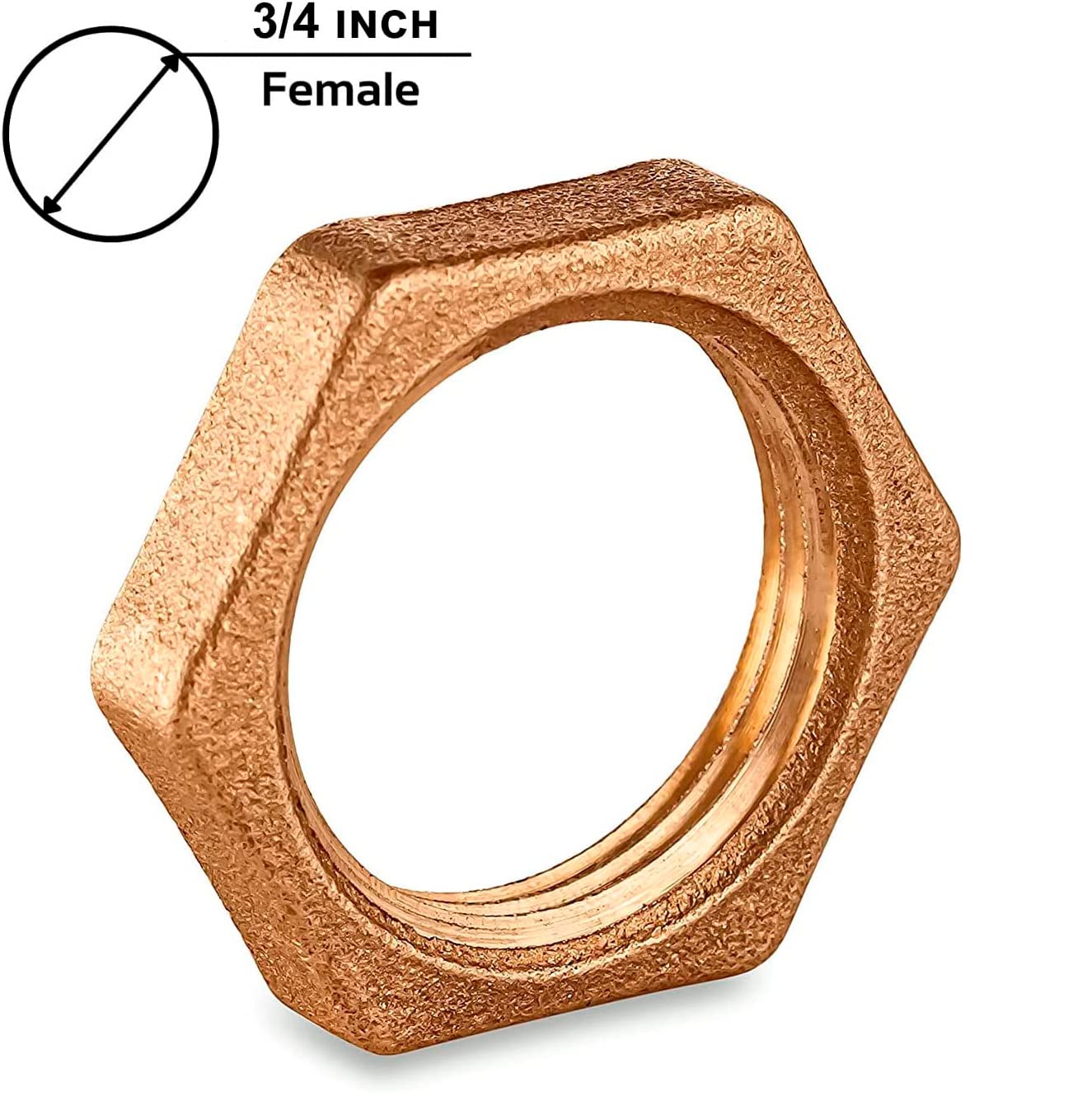 Factory Price 3/4 Female Thread Coupling Brass Fitting Brass Plumbing
