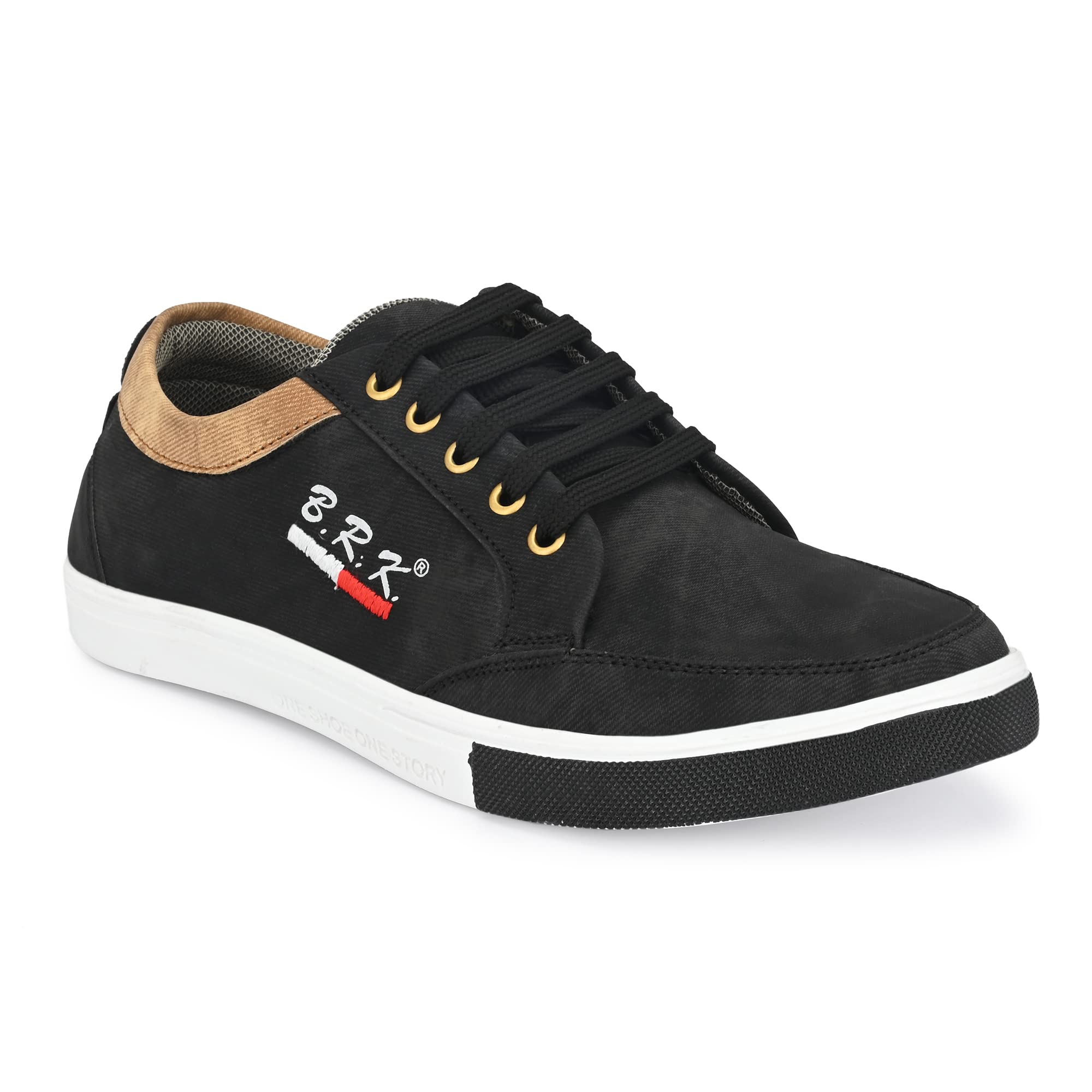 Casual Lace Up Sneaker, Men Casual Shoes (Black, Numeric_9) (B0BZT15X35) Amazon Price History, Amazon Price Tracker