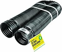Flex-Drain 4 in. x 12 ft. Expandable Perforated Poly Drain Pipe - Crush-Resistant, Easy French Drain Install