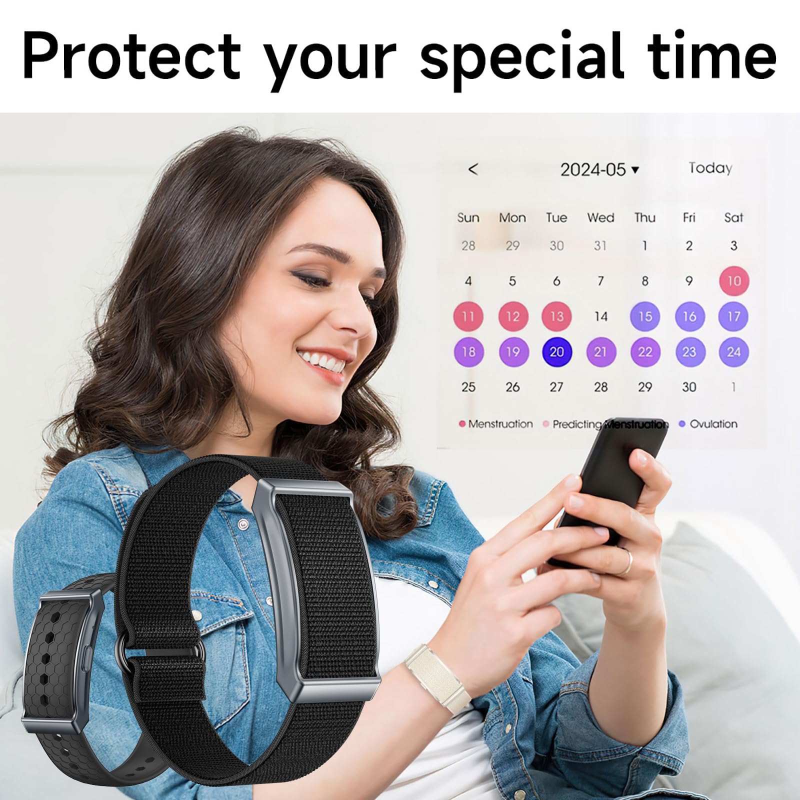 findtime Fitness Tracker pulsera sin pantalla, pulsómetro, monitor de sueño, 100 modos deportivos, contador de calorías, IP68, resistente al agua, pulsera de fitness, iOS, Android, podómetro, reloj