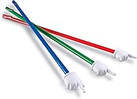 Vista 1 de Learning Resources 24-Inch Hand Pointers, Whiteboards, Presentation, Classroom Accessories, Teacher Aids, Set of 3, Grades PreK+, Ages 3+