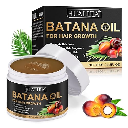 Aceite de batana crudo para el crecimiento y reparación del cabello, 100% puro aceite de batana sin refinar Dr. Sebi de Honduras promueve el grosor