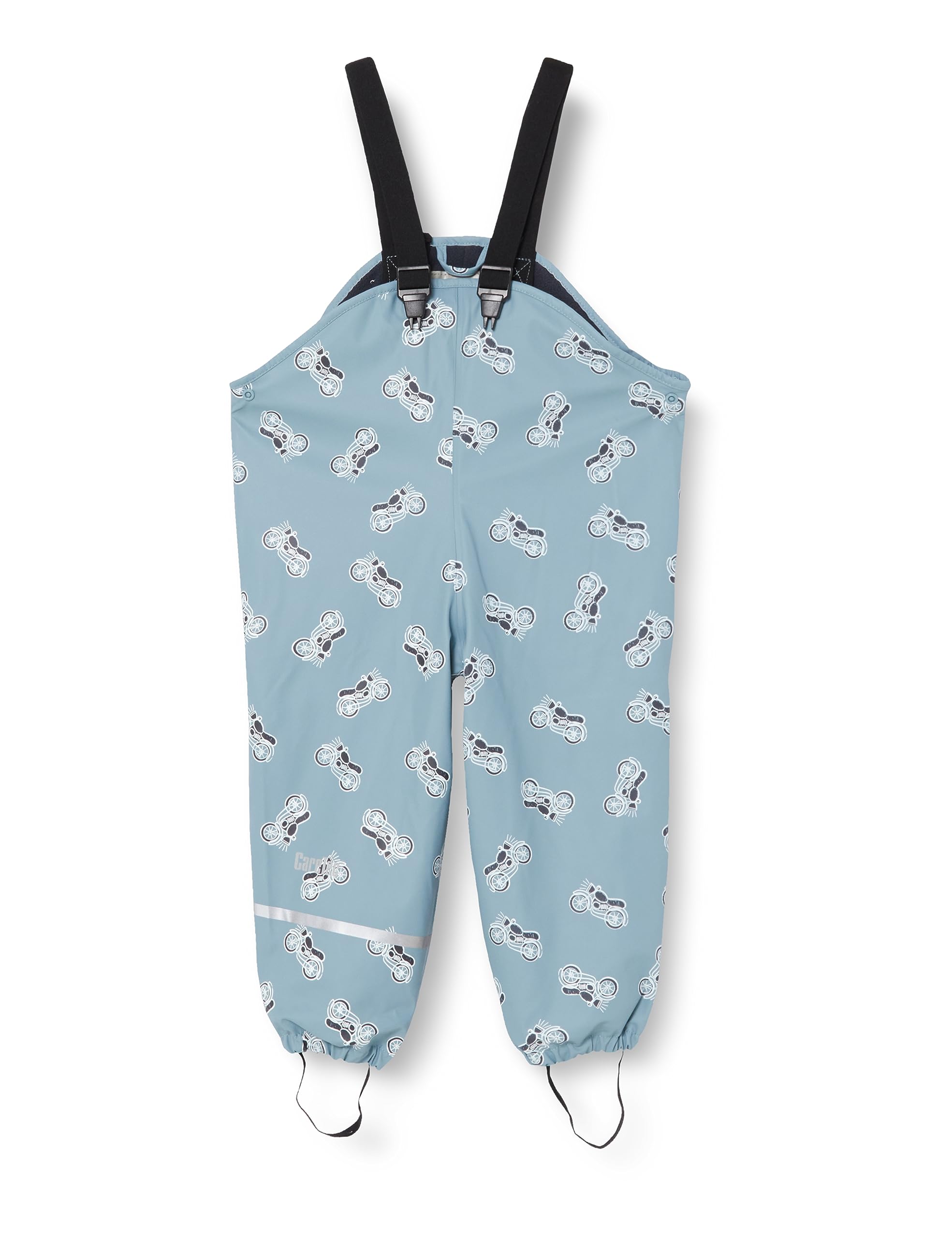 CareTec Unisex Kinder Overall - Pu W. Fleece Rain Pants, Blau, 140 EU