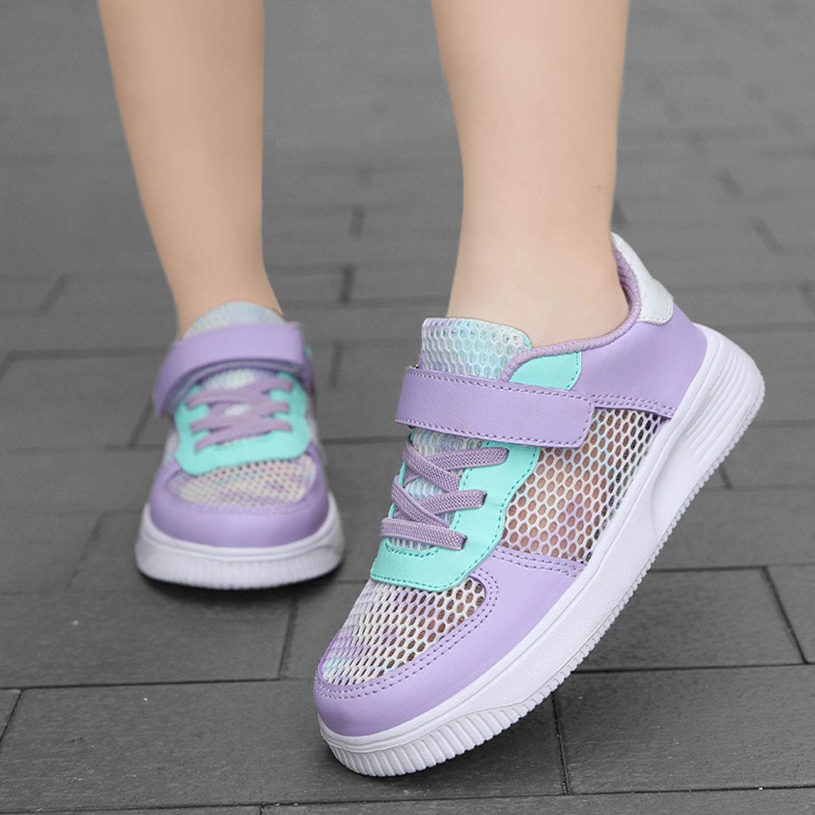 Calzado Casual Infantil niña Transpirable para Zapatillas Deportivas Sencillas Diseño Simple y Lindo cómodas de Deporte Moda Suela Suave Antideslizante fáciles Llevar#g
