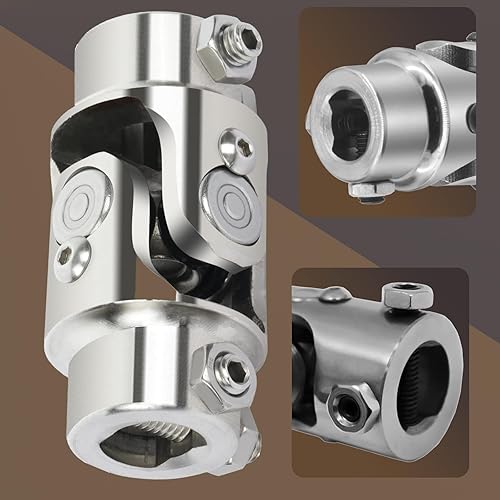 Miniatura 57 de 1" DD x 1" DD U Junta Eje de dirección universal Acoplador de junta U Ángulo máximo 35 grados (3-1/4") 3.268 in Negro