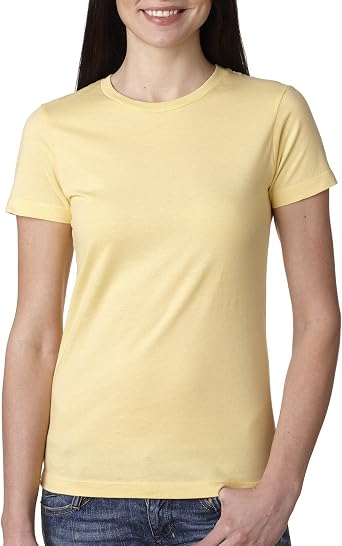 Ladies Boyfriend T-Shirt - BANANA CREAM 