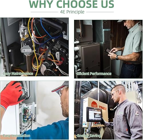 Miniatura 4 de VORGENS Placa de control de horno de llama 50A56-956 para horno CarrierGoodmanLennoxTraneYork #Replace White-Rodgers 50A56-242 50A56-243 Placa de