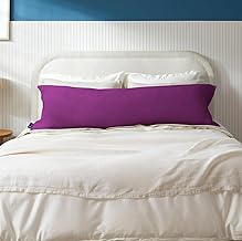 THE WOOD WHITE Soft Microfiber Hug Pillow, 18 x 54 Inch, Full Body Pillow, Long Pillow for Bed, Pregnancy Pillow for Sleeping, Large Pillow, Magenta