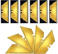 Vista 13 de Vickay - Juego de 30 cuchillas para cuchillos utilitarios, cuchillas de repuesto para cortadores de caja de acero SK5 resistentes con estuche