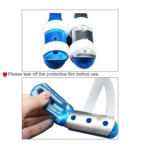 Miniatura 4 de 5 piezas de dedo gatillo, férulas para dedos de mazo, soporte para dedos, soporte de protección para dedos para artritis, dolor en las