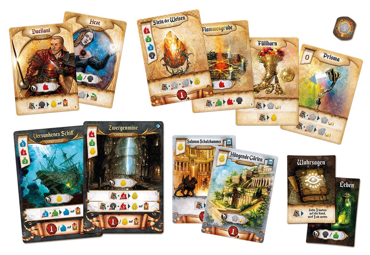 Res Arcana, Grundspiel, Kennerspiel, Kartenspiel, 2-4 Spieler, Ab 12+ Jahren, 30-60 Minuten, Deutsch