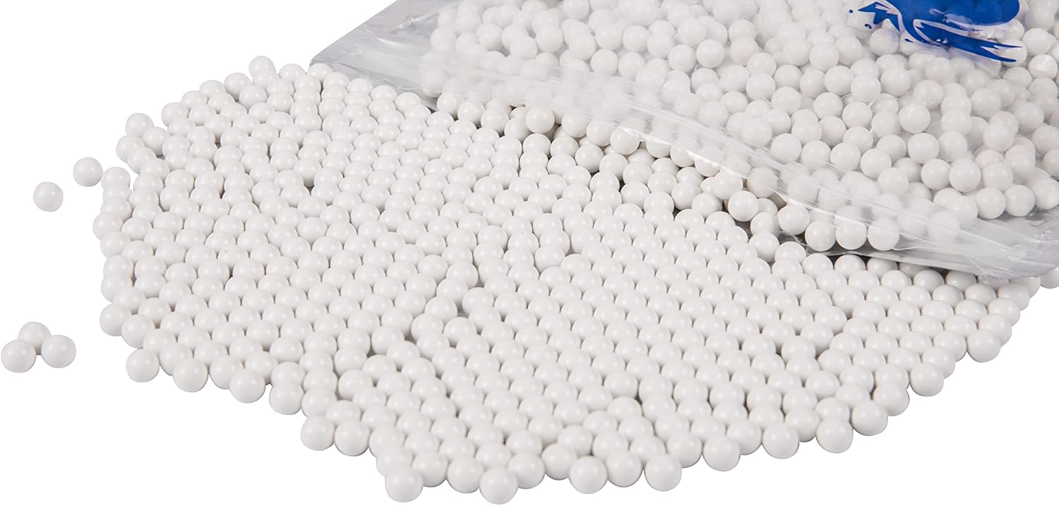 Airsoft BBS 0.20g 6mm Biodegradable BBS 2000+1000 Rounds with an resealable Plastic Bottle& an Easy-Pour spout,White AEG BBS : Sports & Outdoors