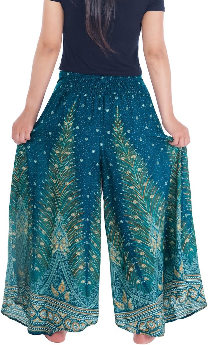 Lannaclothesdesign Palazzo Pants for Women Wide Leg Boho Harem Yoga Pants S M L XL Sizes - Image 2