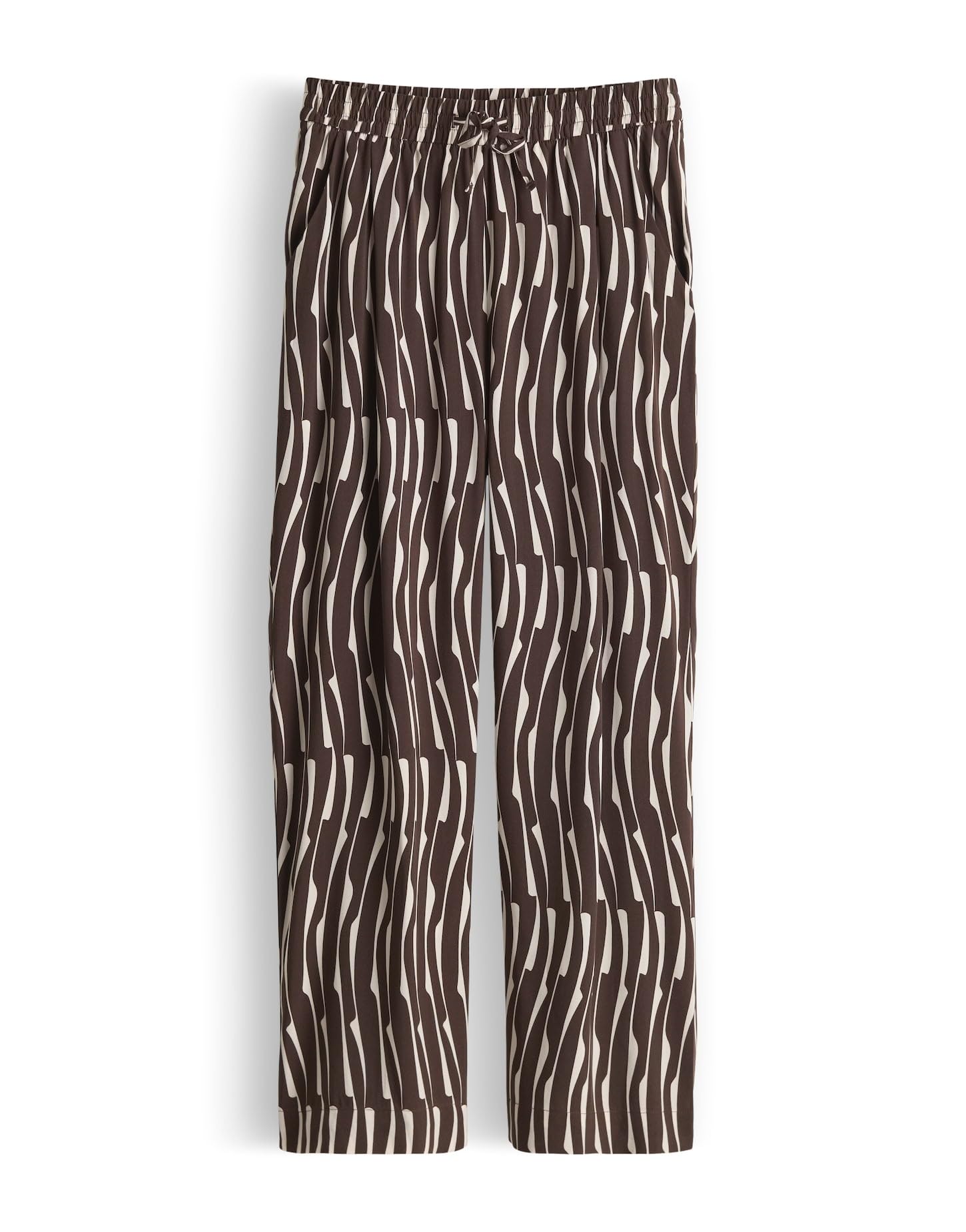 OPUS Damen Wide Leg Pants | MAROU Bamboo verkürzte Wide Leg Pants aus ECOVERO™ Viskose
