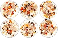 Vista 3 de New Moon Beginnings Vela de chakra sacro, velas de chakra, juego de 6 velas de té, naranja, ciprés, aroma a musgo de roble