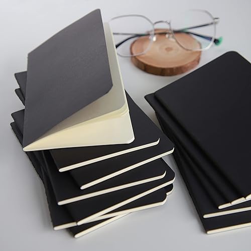 Miniatura 8 de TWONE Cuaderno de bolsillo, paquete de 12 cuadernos pequeños de tapa fina para tomar notas, papel normal, 30 hojas, 3-12 x 5-12 pulgadas, cubierta