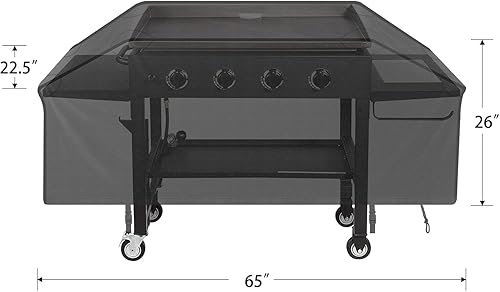 Miniatura 65 de iCOVER - Funda para parrilla de 60 pulgadas para parrilla al aire libre, anti-UV y resistente a la decoloración, fundas impermeables para parrilla