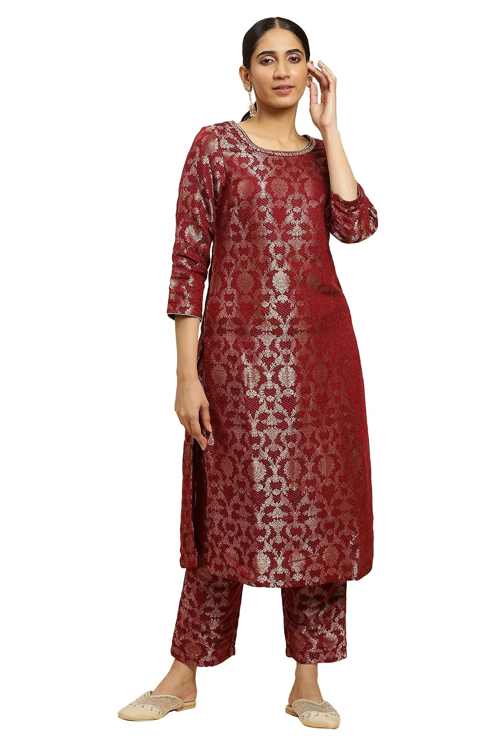 W for Woman Women's Rayon Kurta & Straight Pant (23AUWS19807-312591) - Review, Price and Buying Guide