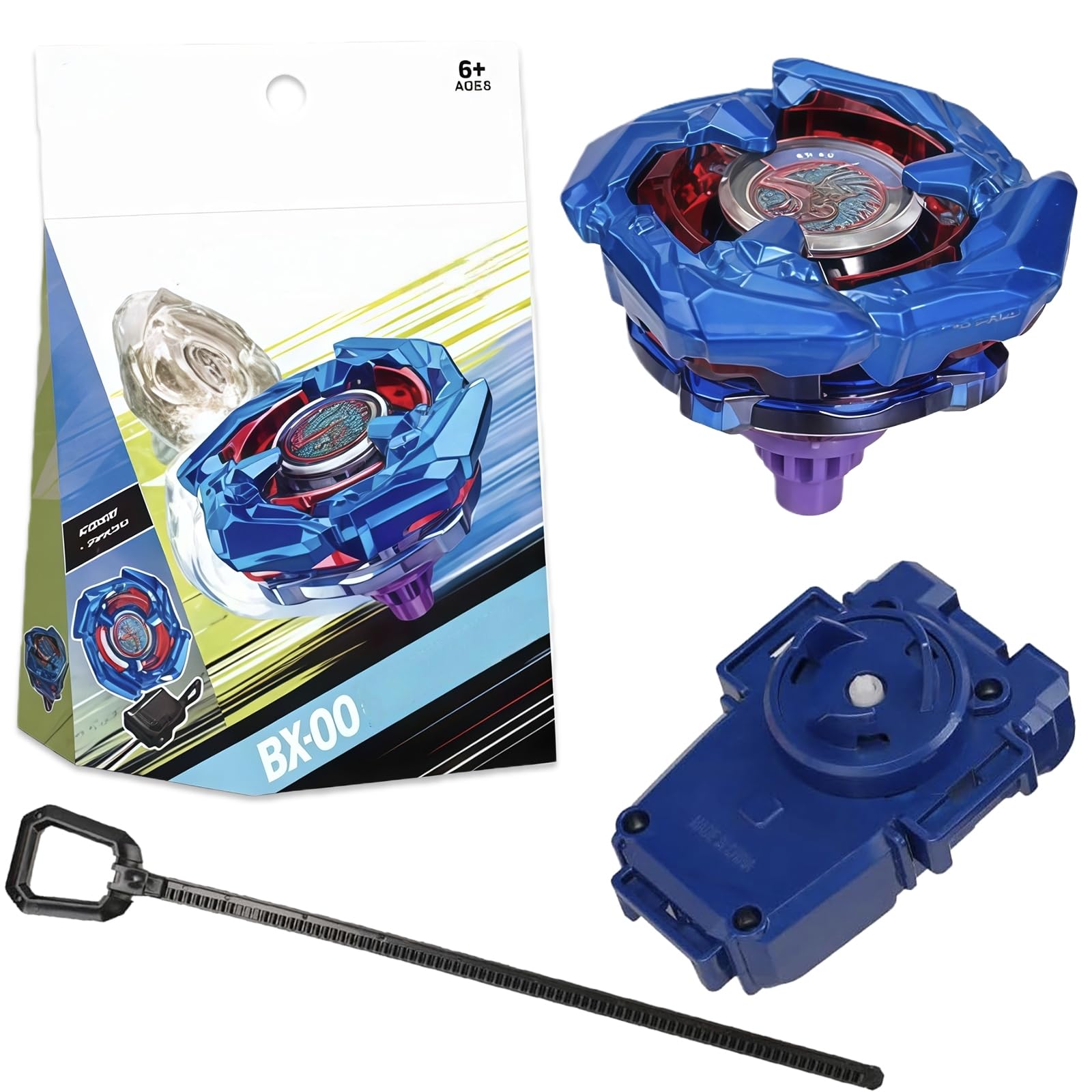 Starter Pack Sword Toupie Compétition - Lanceur, Spinning Gyro Hot Series, Jouets pour Enfants à Partir de 6 Ans, pour Garçons et Filles, Cadeau d'anniversaire, Motif du Dragon