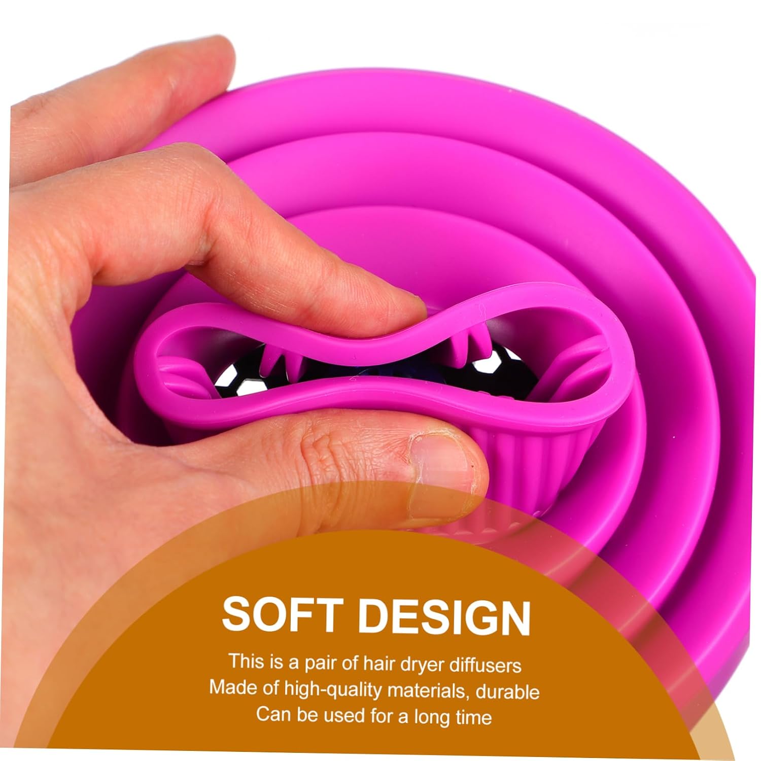 Silicone Blow Dryer Diffusers for Curly Hair Hair Dryer Diffuser Nozzle for Blow