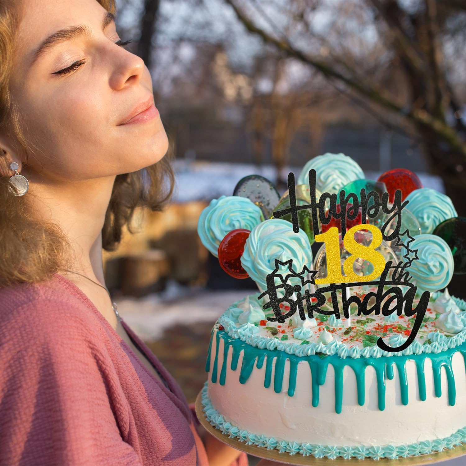 Décoration De Gâteau Pour 18e Anniversaire Hommes Femmes