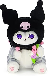 CNAANA Kawaii Shark Cat Plush Toy Stuffed Animal Doll, Soft Pillow for Boys & Girls (Cat-B, 13cm/5.1in)