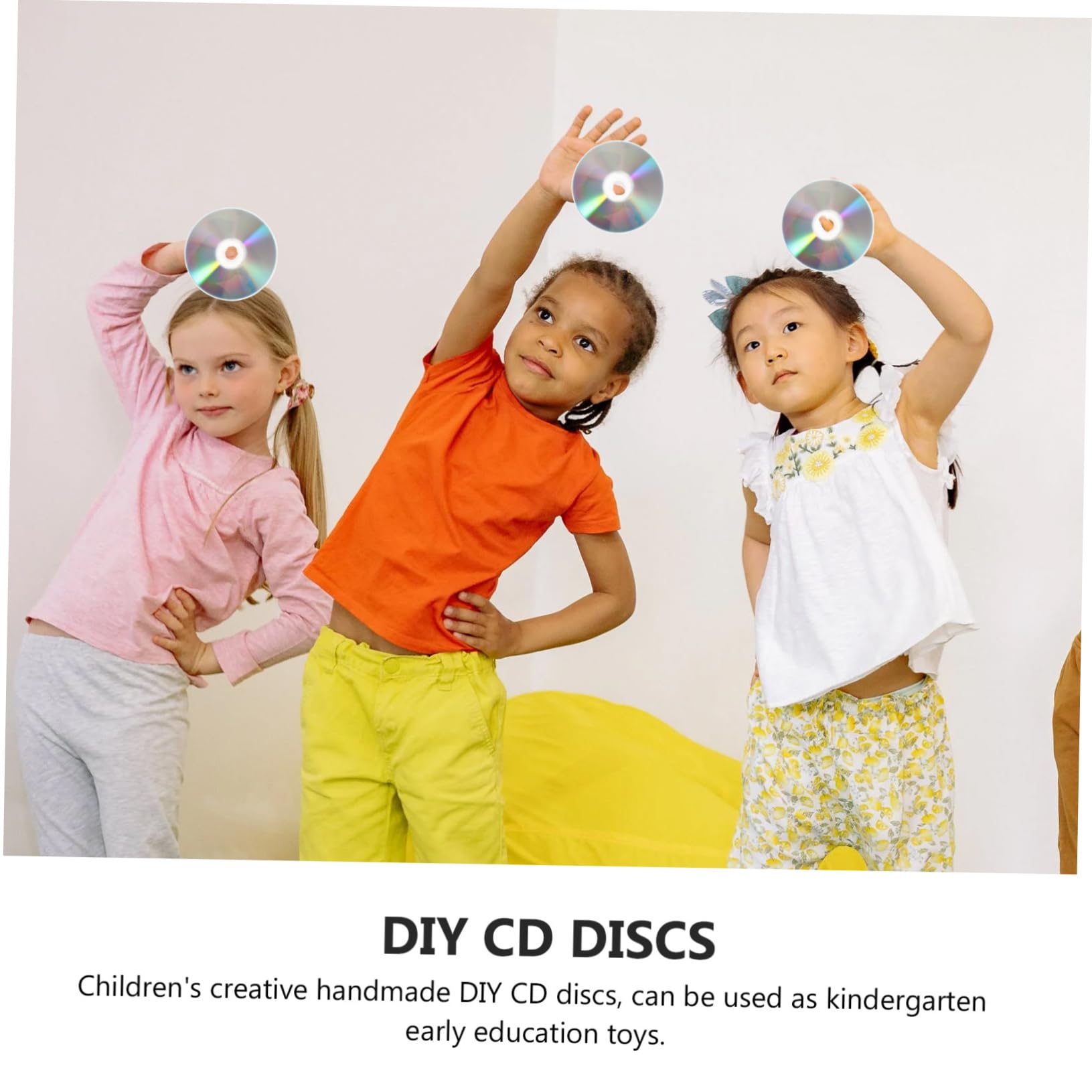HEMOTON 50 Pezzi Dischi CD Riflettenti a Forma di Animale Fai da Te per Decorazioni Creative per Ragazzo Ragazza e Attività Didattiche