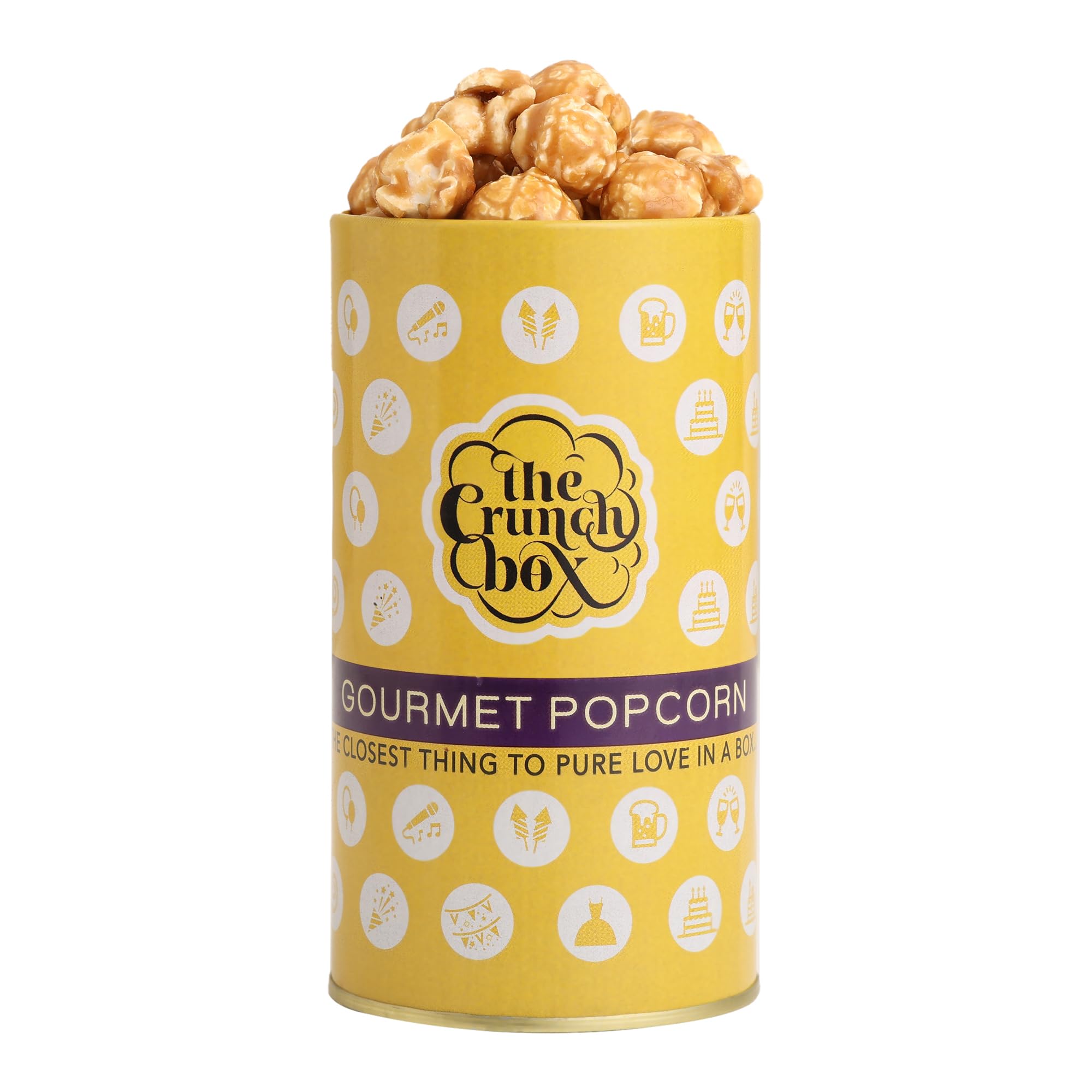 The Crunch Box Warm Caramel Crunch Popcorn Small Tin - 100 GMS, Perfect for Evening Snacks, Parties, Movie Nights & Family Gathering (B07H6JK2JF) Amazon Price History, Amazon Price Tracker