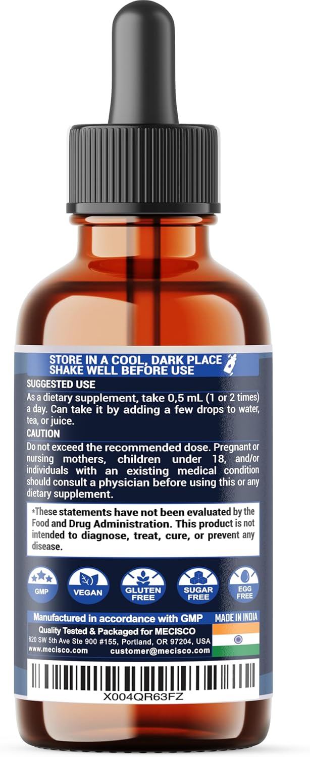 11in1 Ginger Root Liquid Drops with Vitamin D3, Vitamin K2, Turmeric, Ceylon Cinnamon, Berberine Extract, Garlic, Black Pepper and More - 1 FL Oz - 2 Month Supply - Image 9