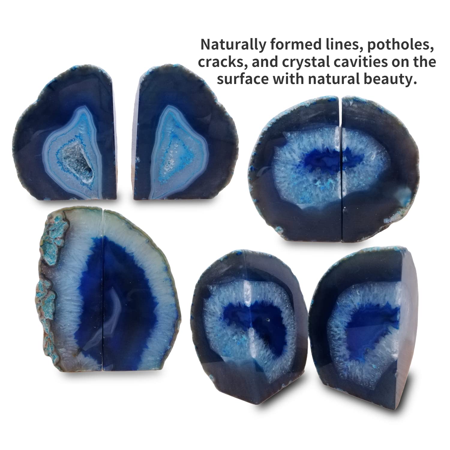 Amazon.co.jp: クリスタルブックエンド ピンク染めメノウ ブックエンド