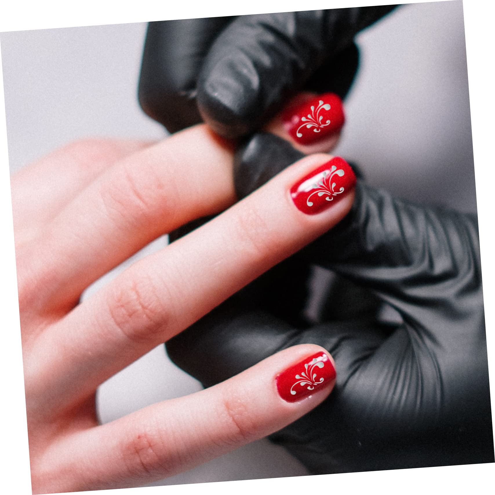 5 Set Adesivi Per Unghie Embossed Nail Art Stickers Per Unghie E Dita Per Eventi E Feste Facili Applicare E Rimuovere Adatti Occasione 8 Fogli*5
