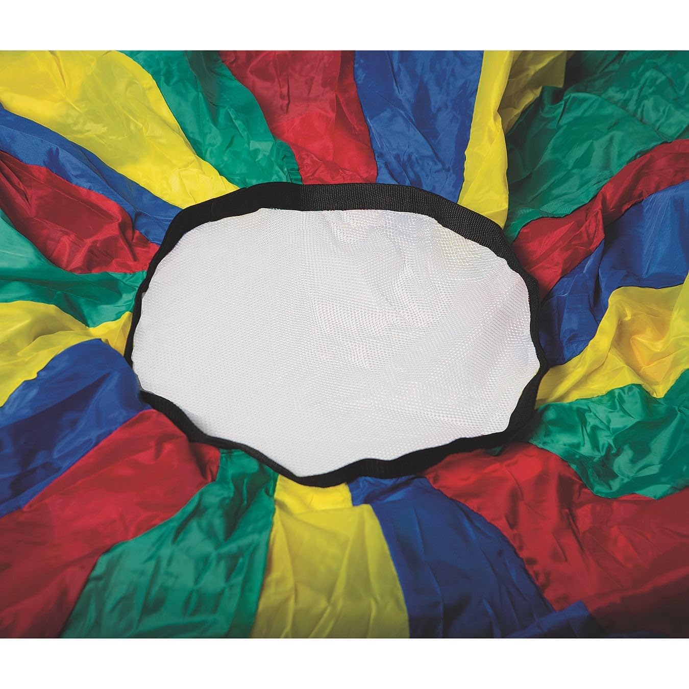 30' Institutional, Play Parachute | Complete with 24 rugged nylon handles, For group play and exercise, Heavy-duty nylon with reinforced stress points
