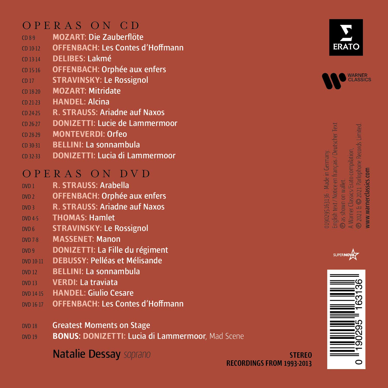 Opera Singer (Complete Operas & Operas Arias