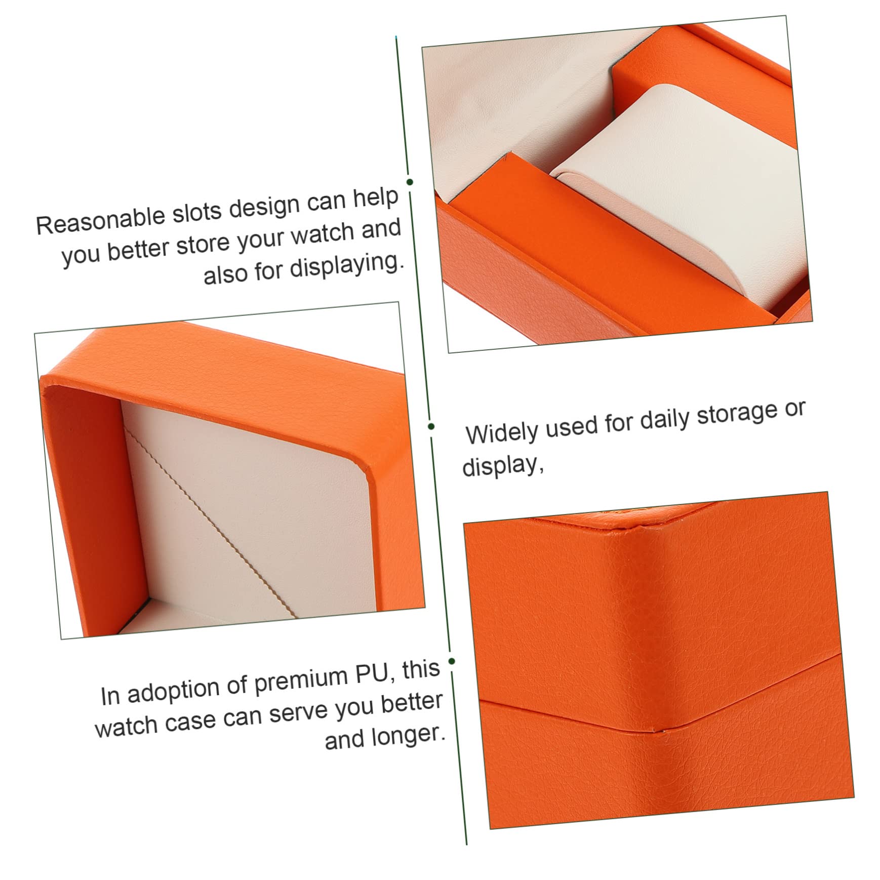 Coussins De Montre VALICLUD – Lot De 4 Oreillers En PU Blanc Pour Présentoir Ou Boîte De Rangement