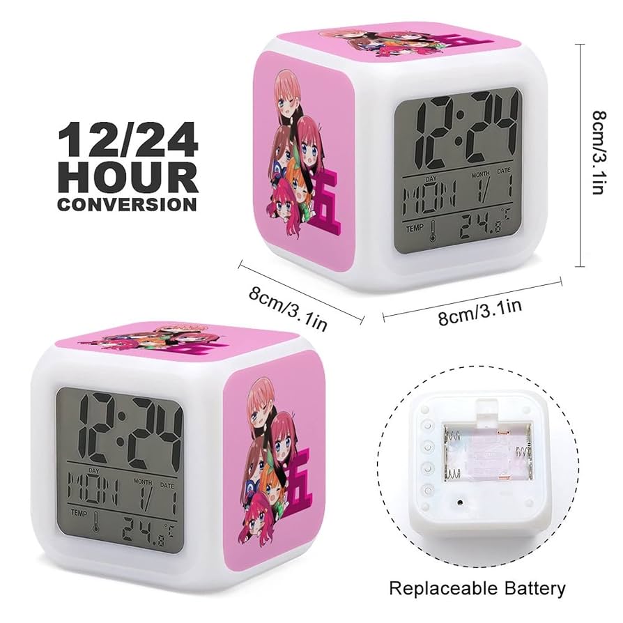 五等分の花嫁　ハイチュウ　目覚まし時計 ハイチュウ」と『五等分の花嫁∬』がコラボ！オリジナルボイス