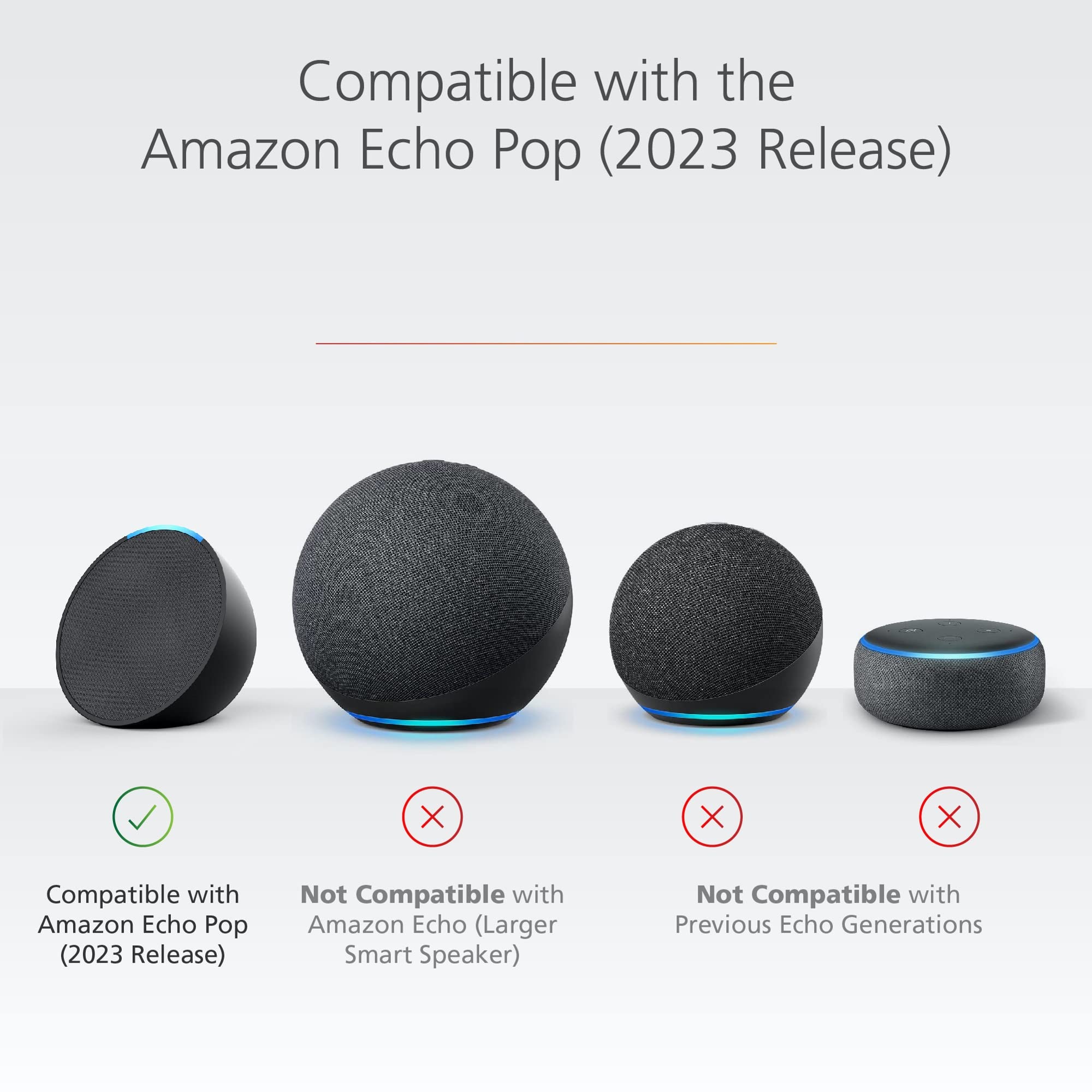 echo pop(第1世代) echo popバッテリーベース Amazon.com: Mission Battery Base for Echo Pop (Make Your Echo