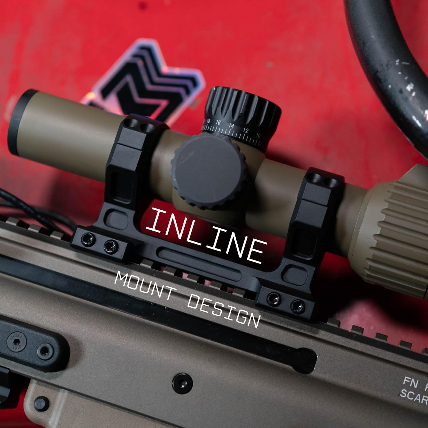 Monstrum Ultralight Razorclaw Dual Ring Scope Mount