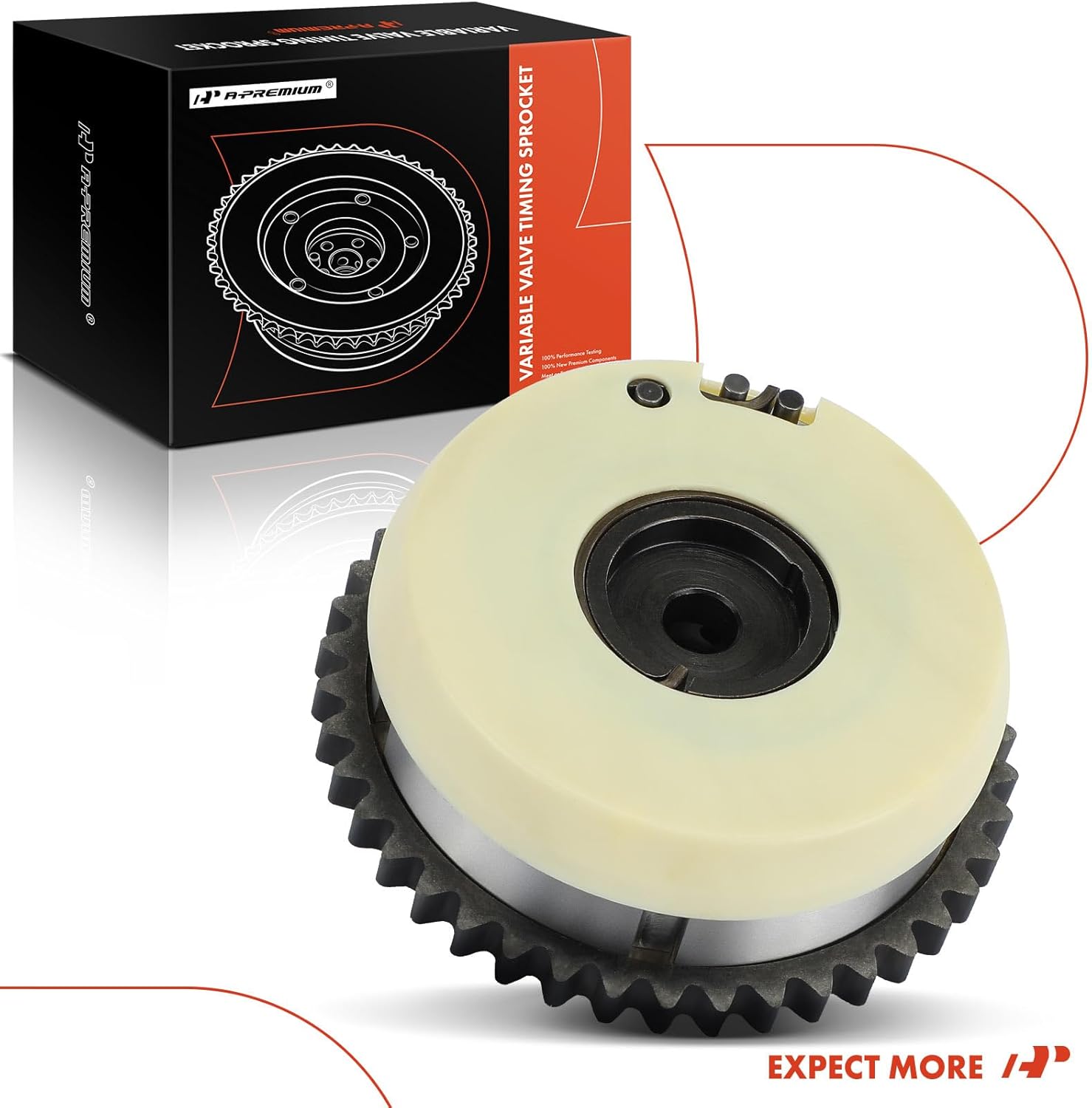 A-Premium Exhaust Variable Valve Timing (VVT) Sprocket Gear Camshaft Adjuster Compatible with BMW X5, 550i, 550i xDrive, 650i, 650i xDrive, 750i, 750i xDrive, 750Li, 750Li xDrive, 760Li, Alpina B7