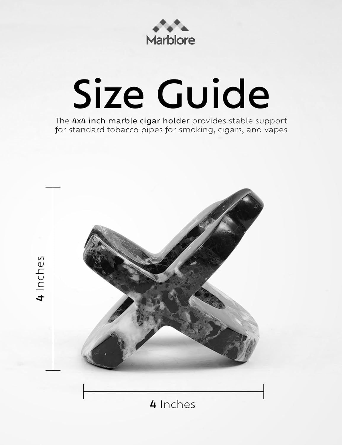 Marble Cell Phone Stand Holder Black Zebra 4'' Office Stationery Supplies, Remote Control Holder for Modern Office Desk, Ideal Phone Stand, Key & Sunglasses Stand Valentines Day Decor