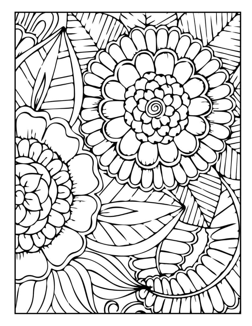 The Ultimate Flower Coloring Book for Adults - 200+ Pages of Botanical Beauty!